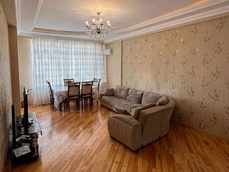 3 otaqlı yeni tikili - Şah İsmayıl Xətai m. - 88 m²