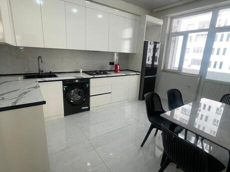 3 otaqlı yeni tikili - Həzi Aslanov m. - 110 m²