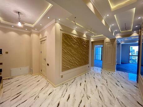 4 otaqlı yeni tikili - Şah İsmayıl Xətai m. - 128 m²