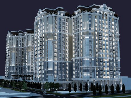 2 otaqlı yeni tikili - Nəsimi r. - 76 m²