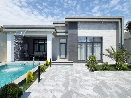 4 otaqlı həyət evi/bağ evi - Mərdəkan q. - 200 m²