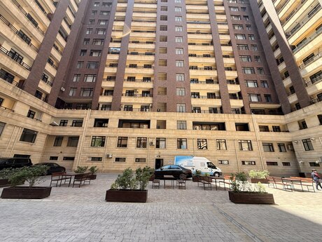 3 otaqlı yeni tikili - Şah İsmayıl Xətai m. - 160 m²