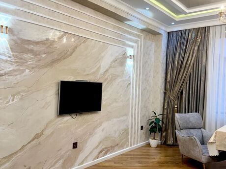 2 otaqlı yeni tikili - Şah İsmayıl Xətai m. - 73 m²