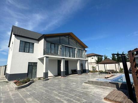 4 otaqlı həyət evi/bağ evi - Türkan q. - 180 m²