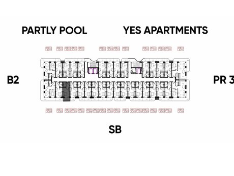 1-комн. новостройка - пос. Нардаран - 37.5 м²