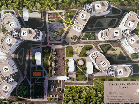 4 otaqlı yeni tikili - Bakıxanov q. - 122.2 m²
