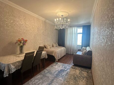 2 otaqlı yeni tikili - İnşaatçılar m. - 78 m²
