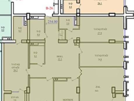 5-room apartment, 254 m², Central Towers: 850 000 ₼ 5