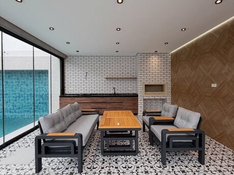 5 otaqlı həyət evi/bağ evi - Nardaran q. - 300 m²