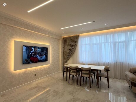 3 otaqlı yeni tikili - Həzi Aslanov m. - 138 m²