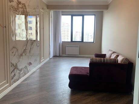 4 otaqlı yeni tikili - Nəriman Nərimanov m. - 117 m²