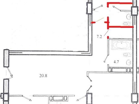 3 otaqlı yeni tikili - 28 May m. - 132.2 m²