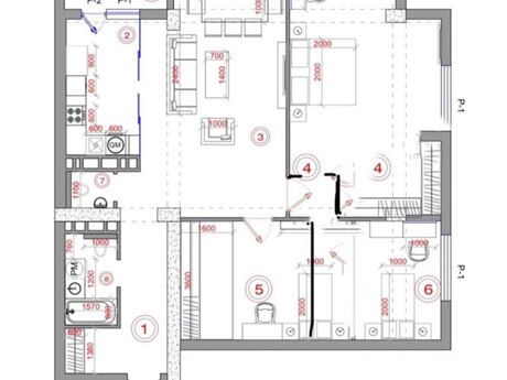 3 otaqlı yeni tikili - 28 May m. - 138 m²