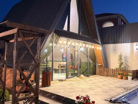2 otaqlı həyət evi/bağ evi - Novxanı q. - 70 m²