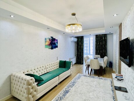 2 otaqlı yeni tikili - Həzi Aslanov m. - 90 m²