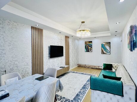 2 otaqlı yeni tikili - Həzi Aslanov m. - 90 m²