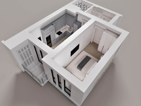 1 otaqlı yeni tikili - Gəncə - 60.4 m²