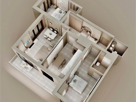 Elan №6125327 - Gəncə, Gəncə, 3 otaqlı, 108.4 m², 7/16 mərtəbə