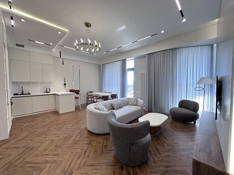 2 otaqlı yeni tikili - Ağ şəhər q. - 80 m²