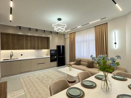 3 otaqlı yeni tikili - Şah İsmayıl Xətai m. - 93 m²