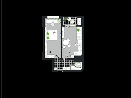 1-комн. новостройка - Гянджа - 62.2 м²