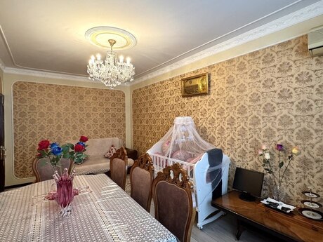 3 otaqlı köhnə tikili - Əhmədli m. - 80 m²