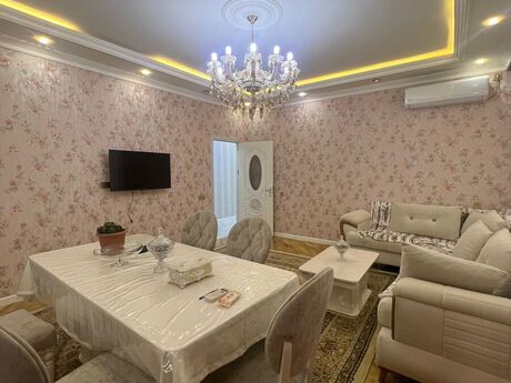 3 otaqlı yeni tikili - Şah İsmayıl Xətai m. - 100 m²