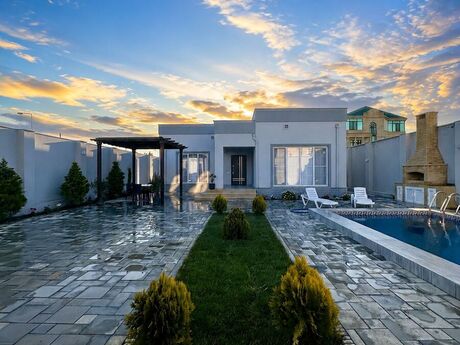 4 otaqlı həyət evi/bağ evi - Xəzər r. - 160 m²