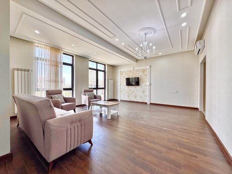 3 otaqlı yeni tikili - Qara Qarayev m. - 127 m²