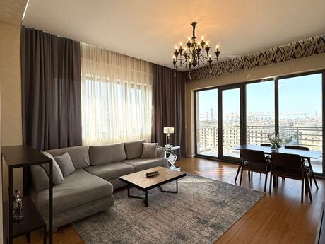 3 otaqlı yeni tikili - Ağ şəhər q. - 110 m²
