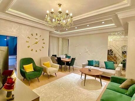 3 otaqlı yeni tikili - Şah İsmayıl Xətai m. - 125 m²