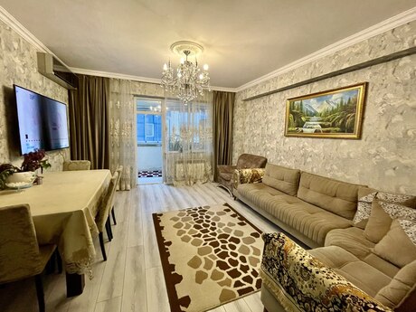 3 otaqlı yeni tikili - Bakıxanov q. - 103 m²