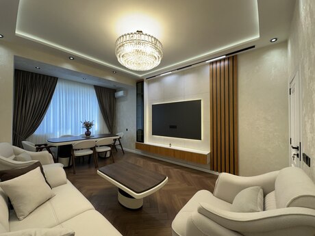 3 otaqlı yeni tikili - Həzi Aslanov m. - 105 m²