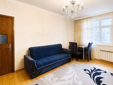 2 otaqlı yeni tikili - İnşaatçılar m. - 55 m²