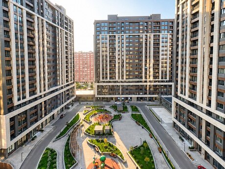 4 otaqlı yeni tikili - Şah İsmayıl Xətai m. - 128 m²