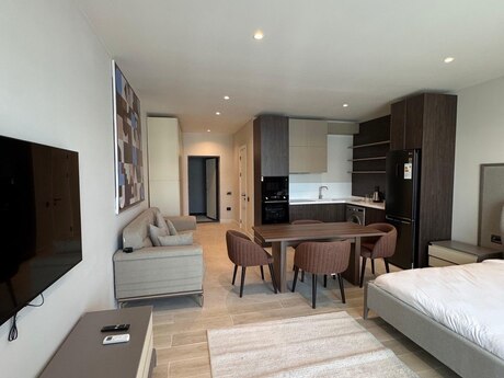 1-комн. новостройка - пос. Нардаран - 58 м²