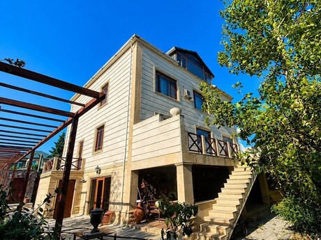 6 otaqlı həyət evi/bağ evi - Badamdar q. - 600 m²