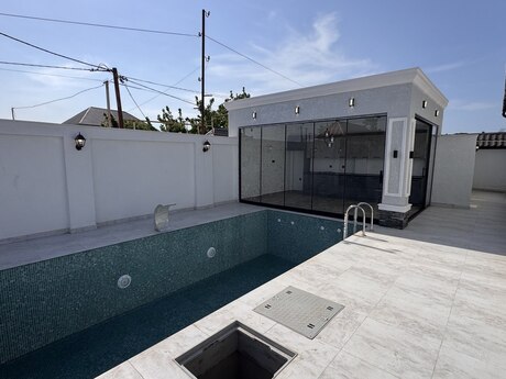 4 otaqlı həyət evi/bağ evi - Mərdəkan q. - 180 m²