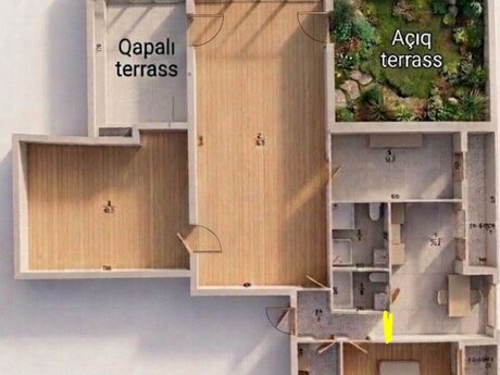 5 otaqlı yeni tikili - Nizami m. - 300 m²