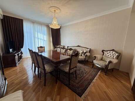 3 otaqlı yeni tikili - Nəsimi r. - 130 m²
