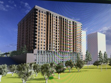 1 otaqlı yeni tikili - İnşaatçılar m. - 66 m²