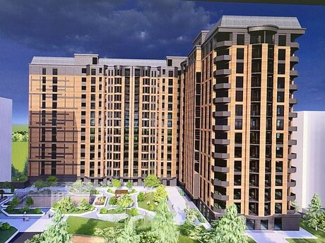 1 otaqlı yeni tikili - İnşaatçılar m. - 66 m²