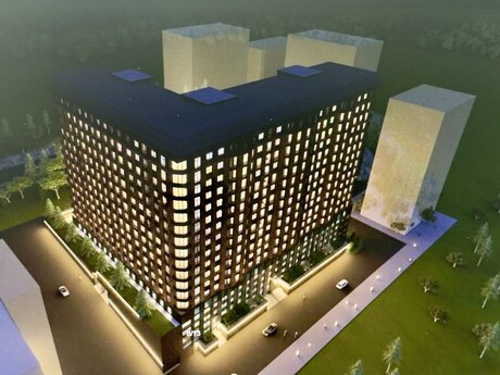 1 otaqlı yeni tikili - İnşaatçılar m. - 66 m²