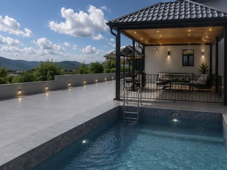 4 otaqlı həyət evi/bağ evi - Şamaxı - 130 m²