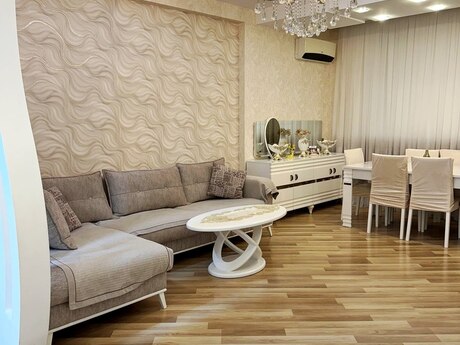 3 otaqlı yeni tikili - Həzi Aslanov m. - 91.2 m²