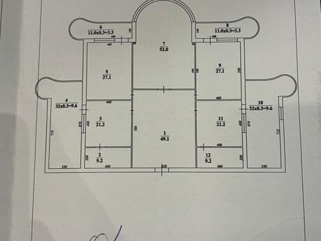 4 otaqlı yeni tikili - 8 Noyabr m. - 300 m²