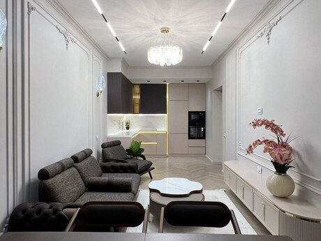 3 otaqlı yeni tikili - Şah İsmayıl Xətai m. - 92 m²