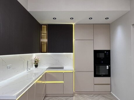 3 otaqlı yeni tikili - Şah İsmayıl Xətai m. - 92 m²
