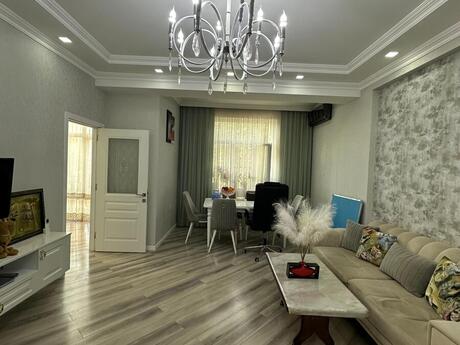 3 otaqlı yeni tikili - Həzi Aslanov m. - 91 m²