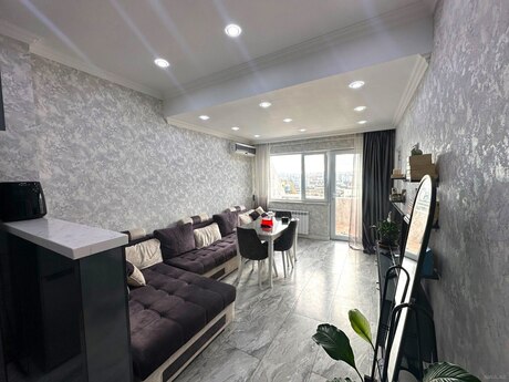 3 otaqlı yeni tikili - Şah İsmayıl Xətai m. - 80 m²